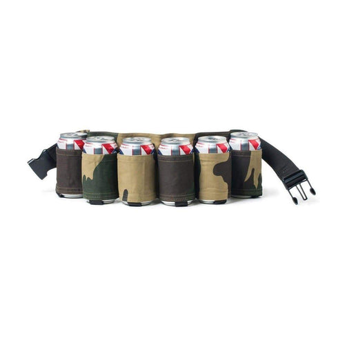 AussieSuperStore Homeware Supplies Camouflage Beer Belt Camouflage Beer Belt | Beer 6 Can & Bottles Waist Holder Belt CBBEERBELT